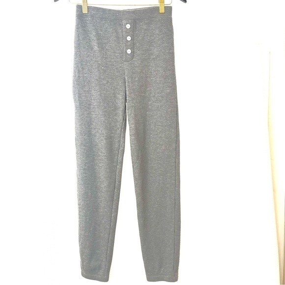 Rails Molly Waffle Knit Pant in Heather Grey XS NWOT - Picture 6 of 15